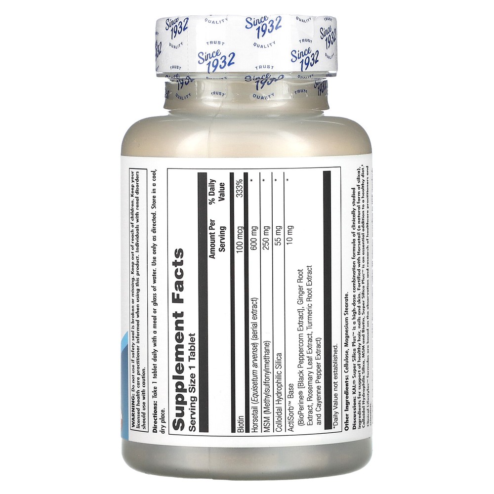 Super Silica Plus, 60 Tablets