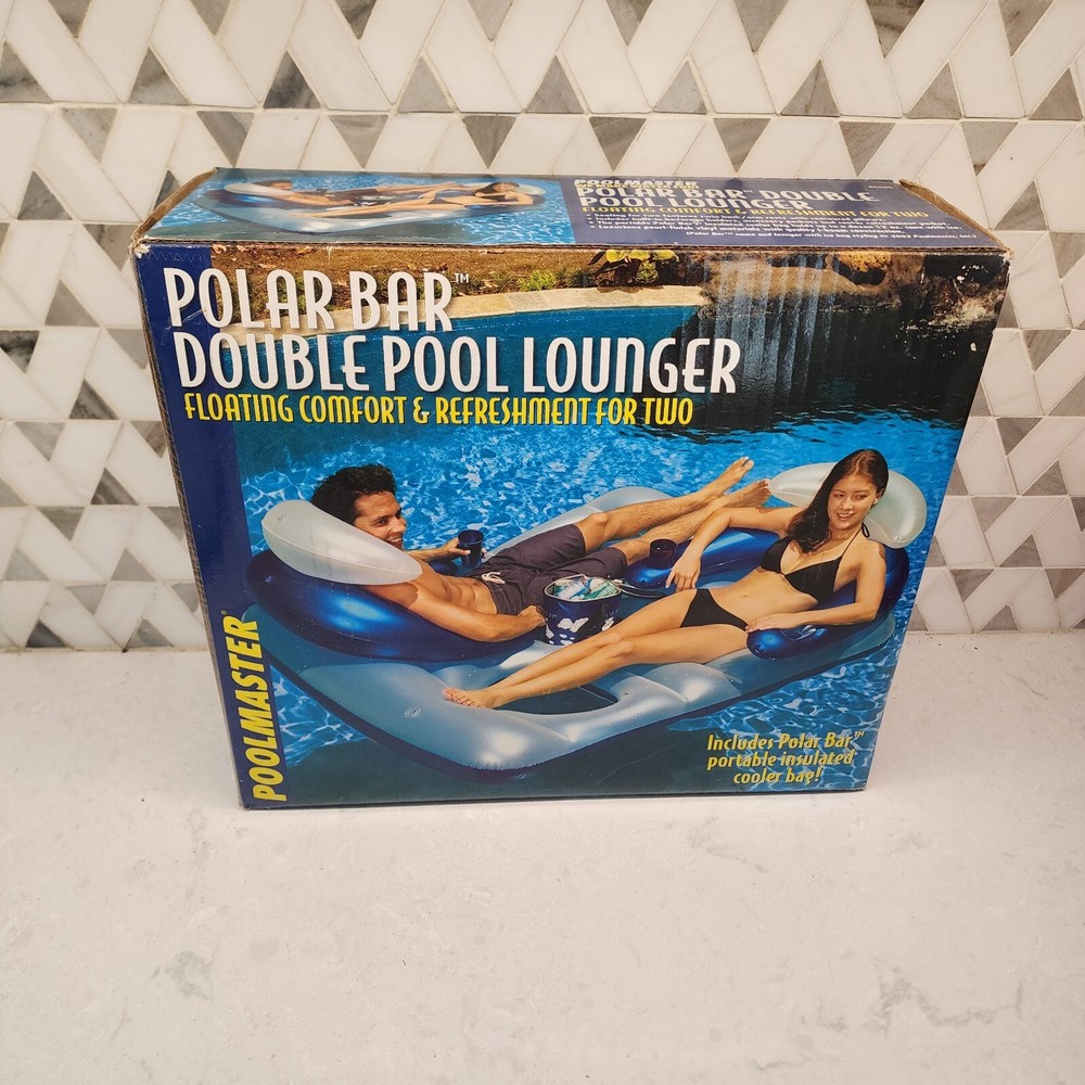 Pool Master Polar Bar Double Pool Lounger Double Swimming Pool Float. New 2002