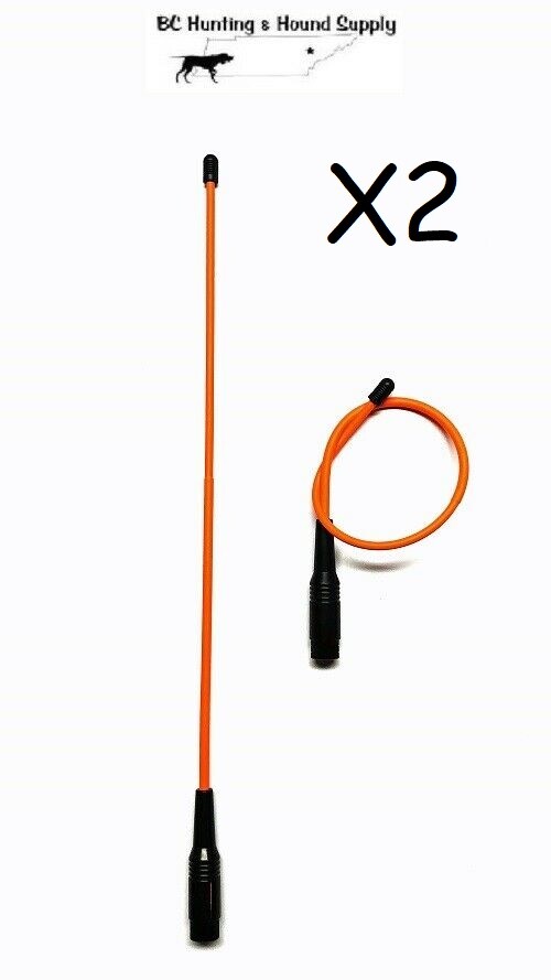 2 - Garmin Astro 320 / 430 Flexible Long Range Orange Antenna 14" (Long Range)