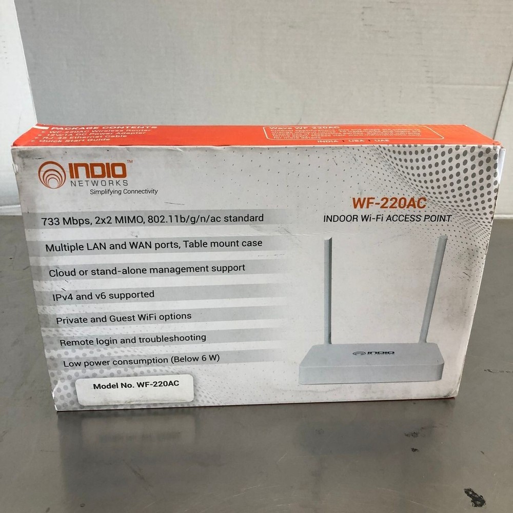 Indio Networks WF-220AC Wave Wireless Routers