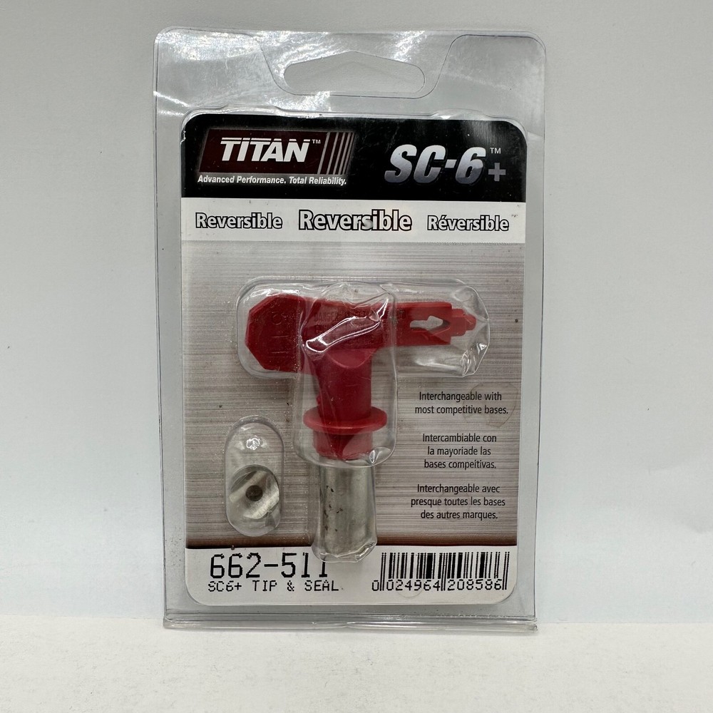 Titan SC-6+ Reversible Sprayer Tip 5000 PSI 662-511