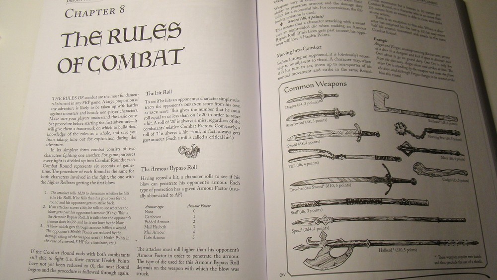 DRAGON WARRIORS - CLASSIC BRITISH RPG *VF 8.0* DUNGEONS DRAGONS