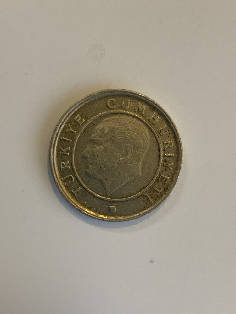 2014 Turkish Lira 5 Kurus coin