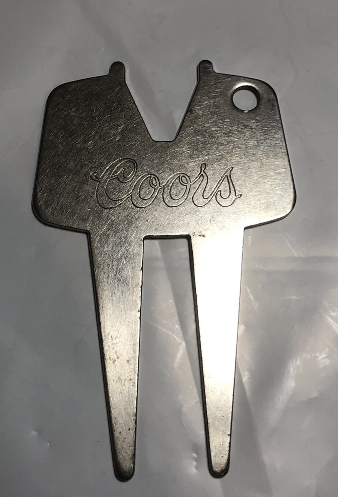 Golfaide - Coors - Divot Repair Tool Keychain - Good Shape