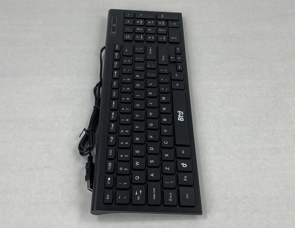 BTO USB Wired Comfortable Keyboard