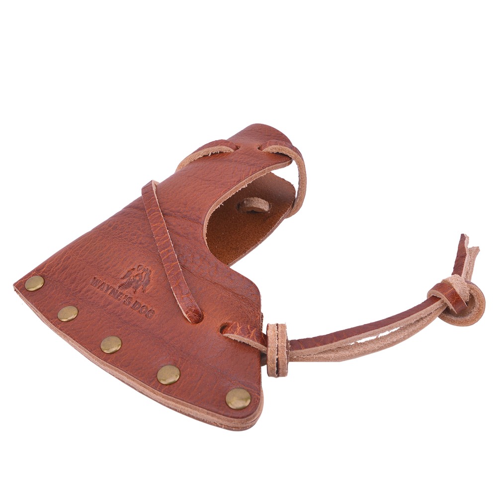 Cowhide Leather Hatchet Axe Head Cover Sheath , Leather Axe Hatchet Protectors