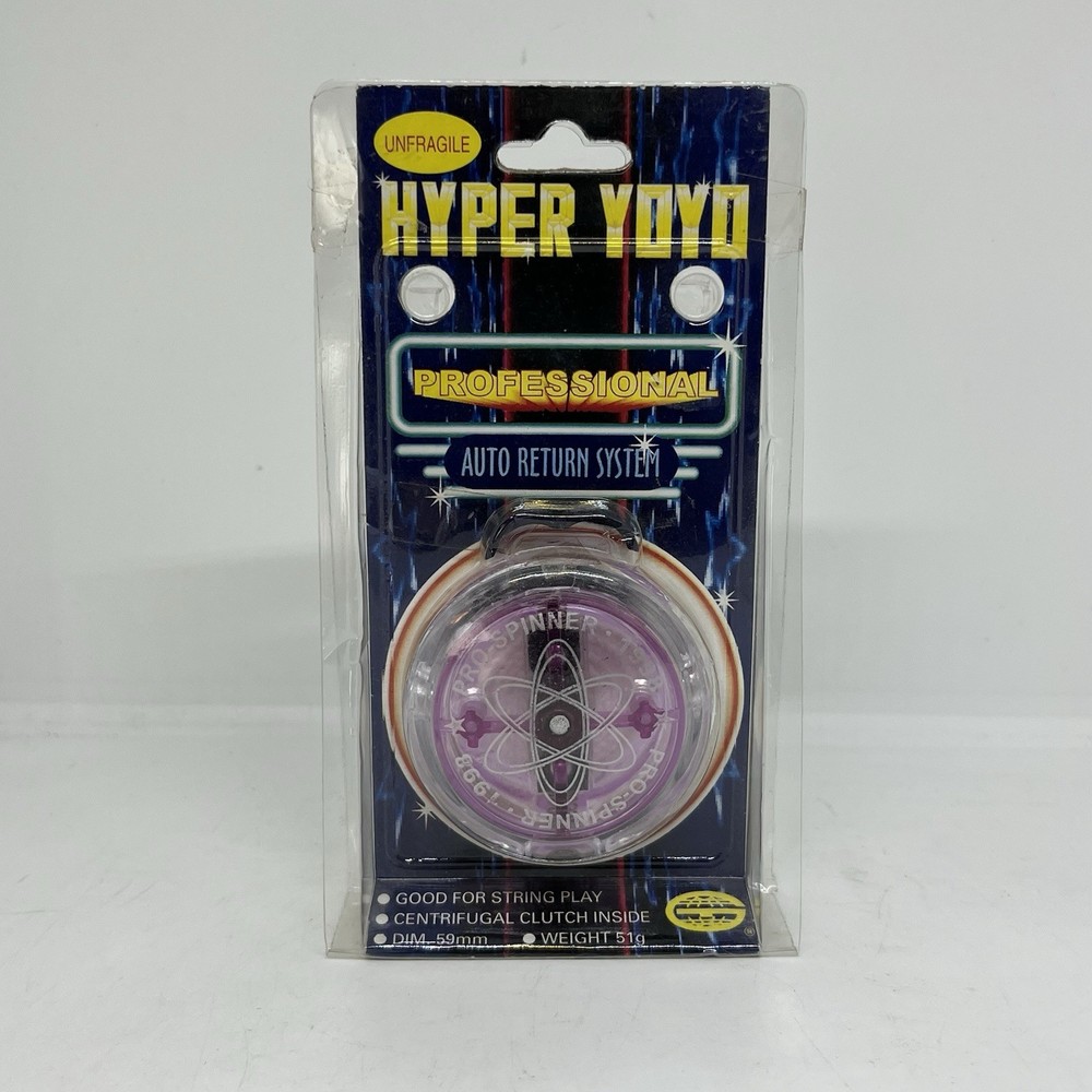 1998 Hyper Pro-Spinner Yo-Yo Professional Auto Return System Vintage still New