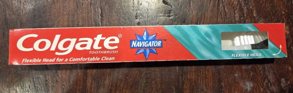 Vtg NOS Colgate Navigator Soft Compact Comfortable Clean Toothbrush 2003 ~READ~