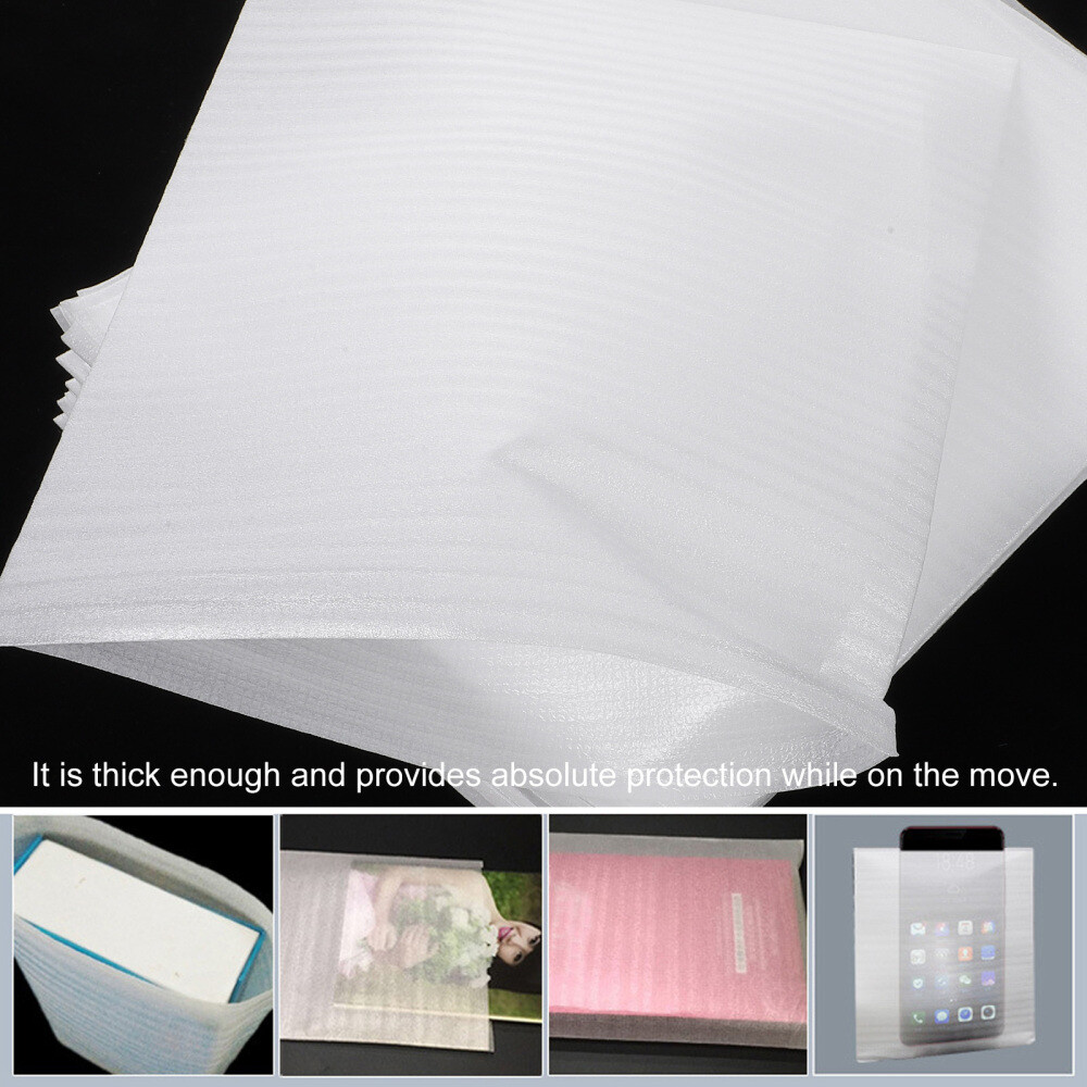 100PCS Foam Shipping Pouches Bags Small Boxes for Moving