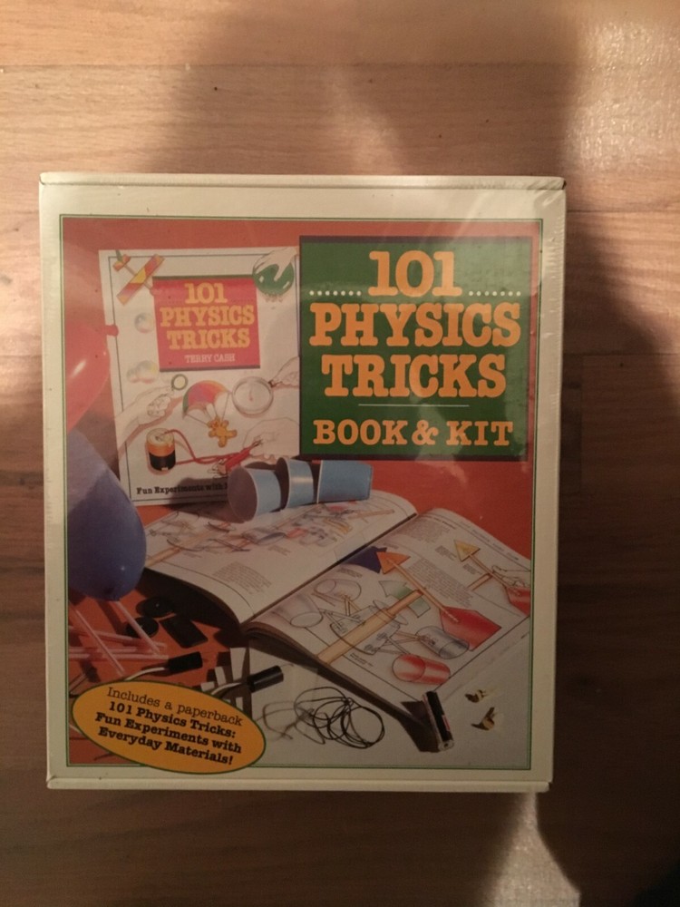101 Physics Tricks: Fun Experiments with Everyday Materials Book & Kit New