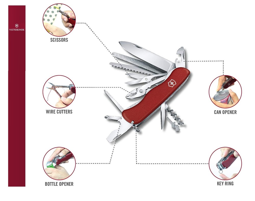 Victorinox: Work Champ 0.8564 Multi-Tool 11Cm (21 Functions) Swiss Made