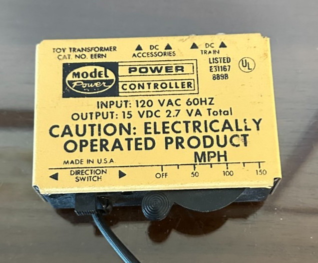 Model Power Controller Model 100 120V To 16.5V UNTESTED