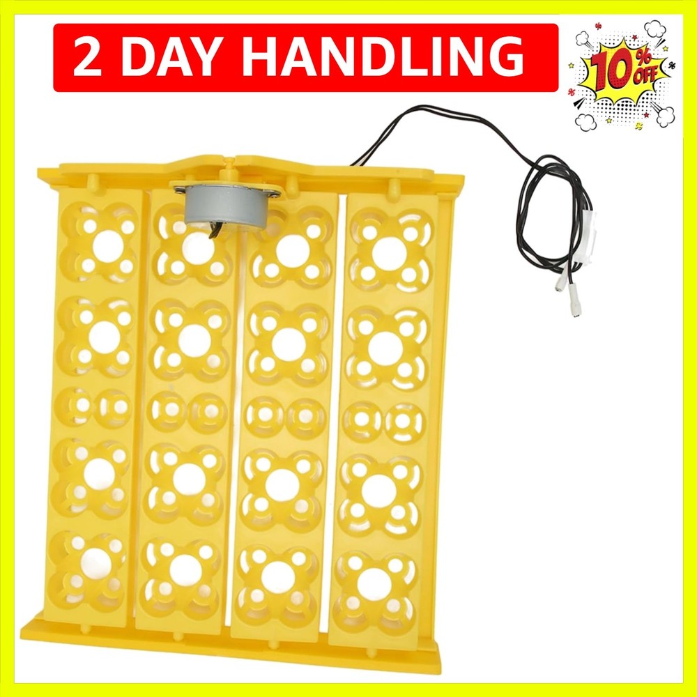 Egg Incubator Tray, Multifunction Automatic Egg Turner Incubator Tray Eggs Au...