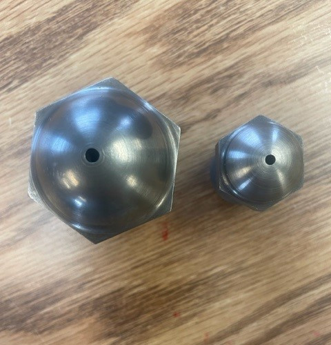Nozzle Tips - 3/4" Large Radius - Mushroom - General Purpose 3/16" orifice