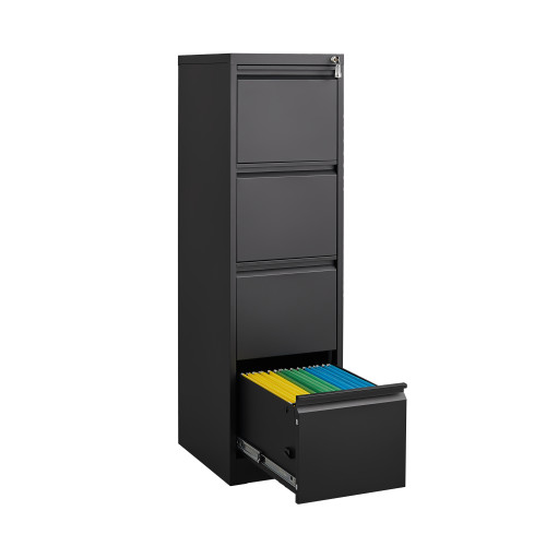 4 Drawer Vertical Filing Cabinet With Lock