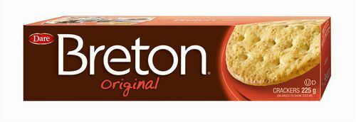 4 Boxes of Dare, Breton Original Crackers 200g Each -From Canada