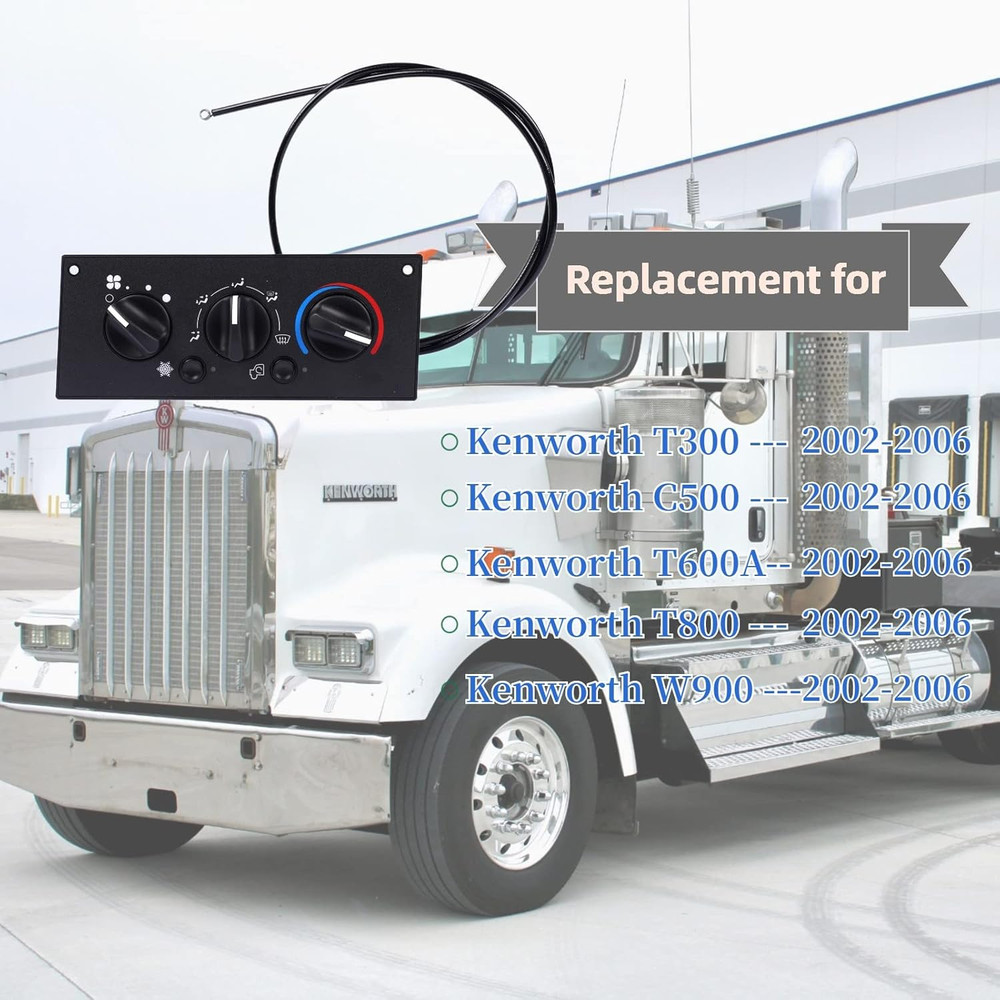 Climate Control Module A/C Control Panel for Kenworth W900 T800 T600A 2002-2006