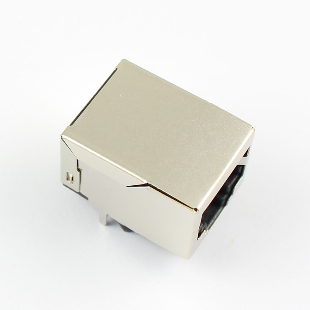 5Pcs Metal RJ45 8P8C 8 Pin Shielded PCB Mount Network Ethernet Socket Connector