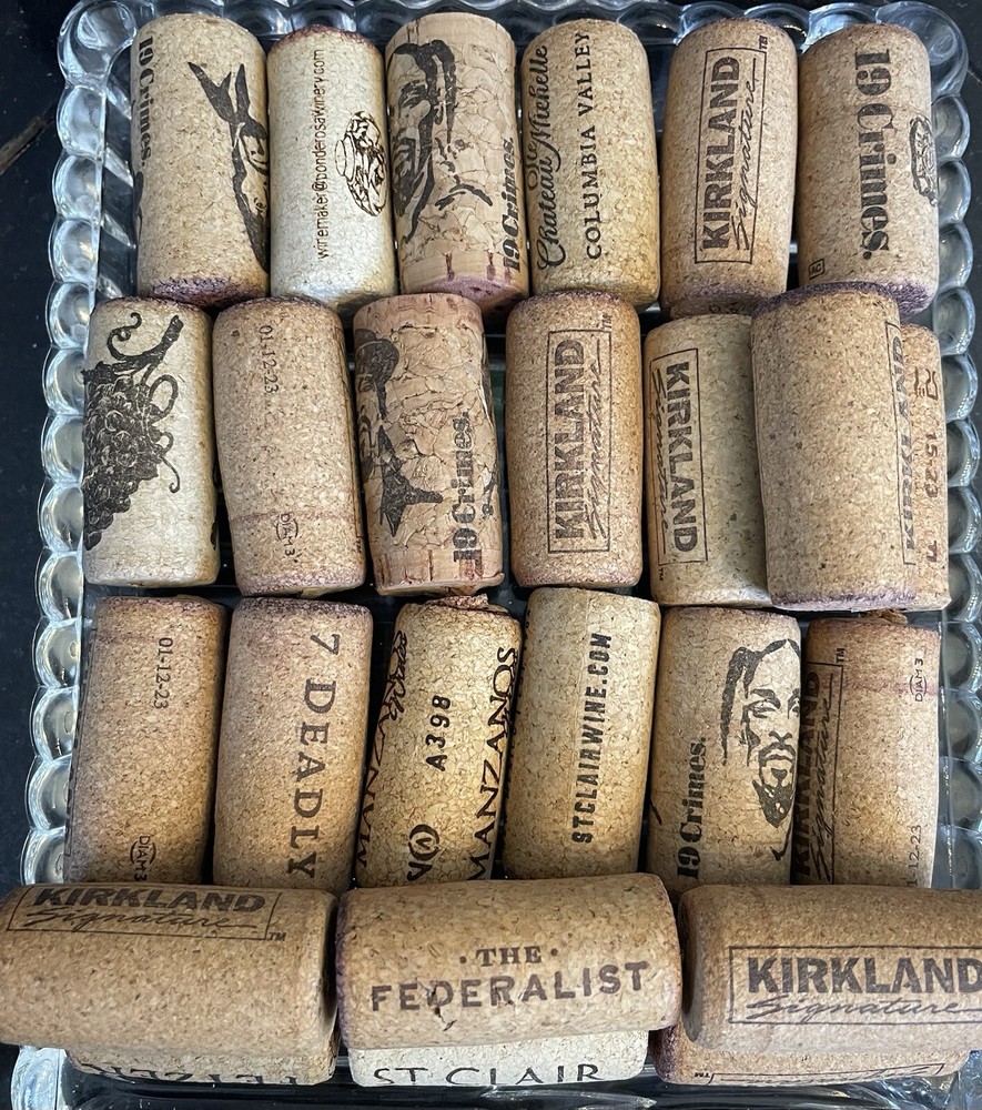 Used Wine Corks For Crafting 25 Corks Per Bag
