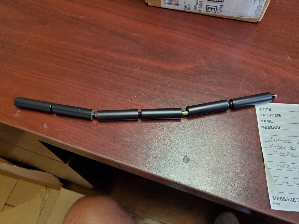 Camera Mount Extension Rod 1/4-20 x 2"