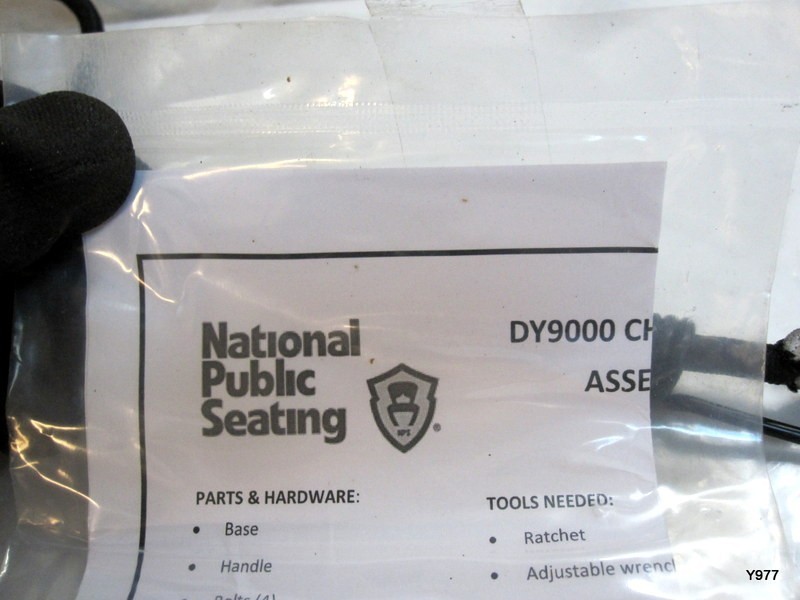 National Public Seating Dy-9000 Dolly HARDWARE ONLY