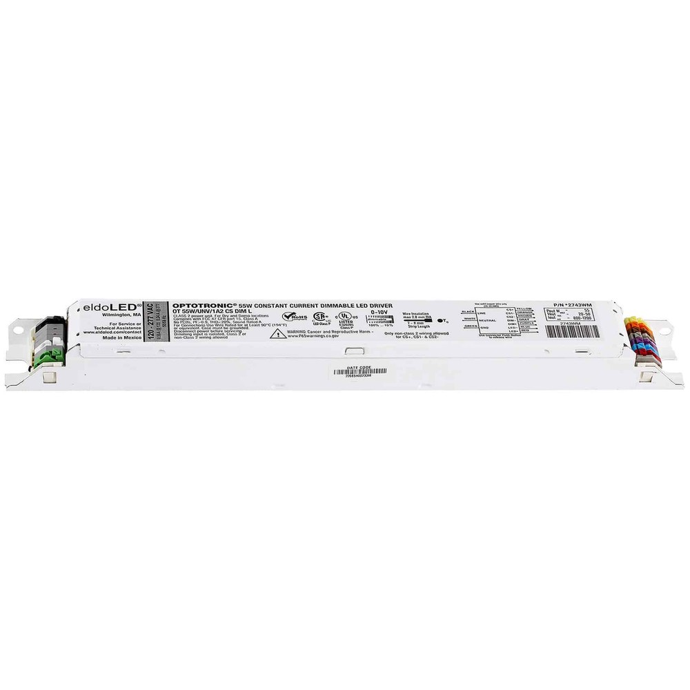 eldoLED *2743WM 55W Constant Current 0-10V Dimmable LED Driver (Osram 57438)