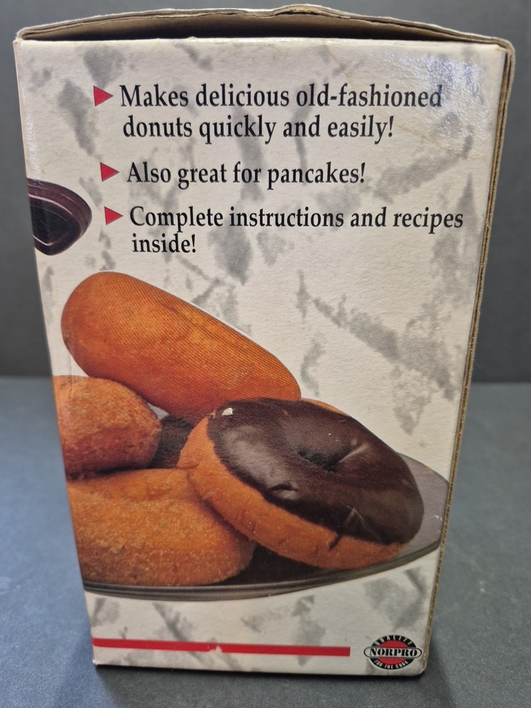 Vintage NORPRO Batter Drop Donut Maker Original Box