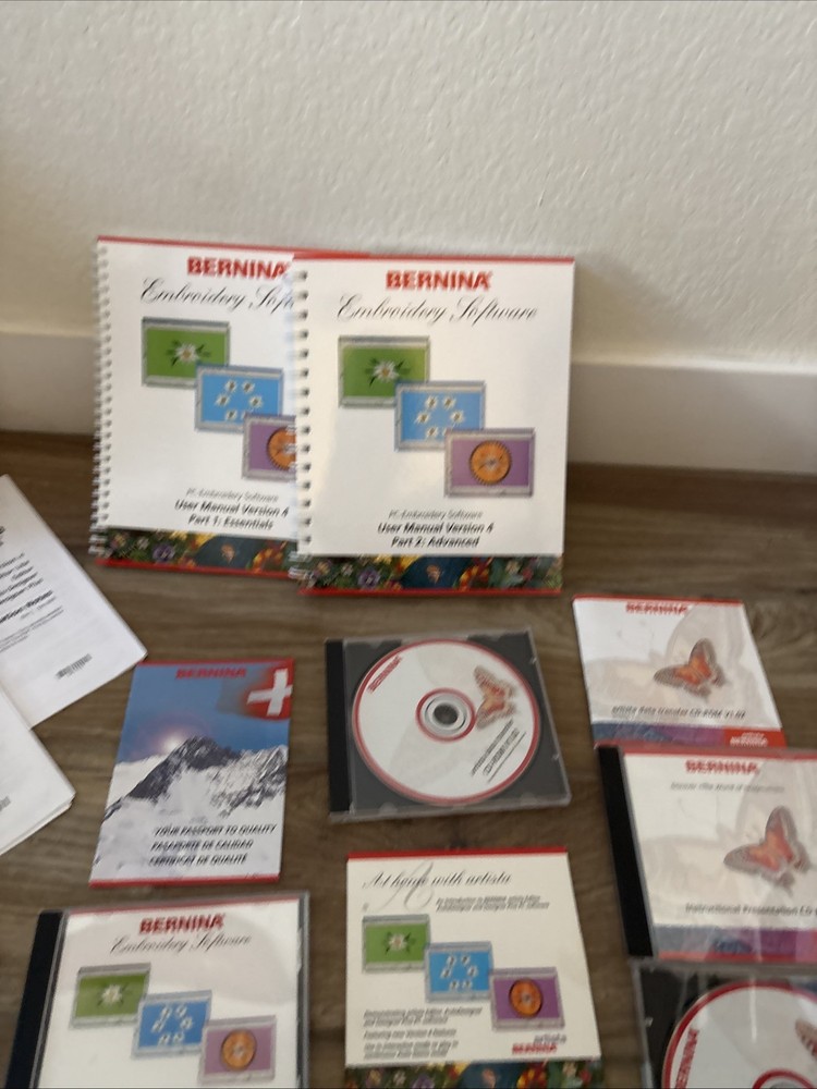 Bernina Embroidery Software CD And Manuals Version 4