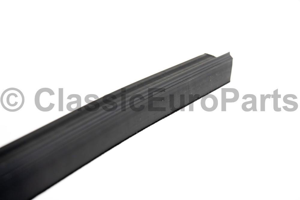 Front Rear side window outer seals weatherstrip scraper for BMW E30 Convertible