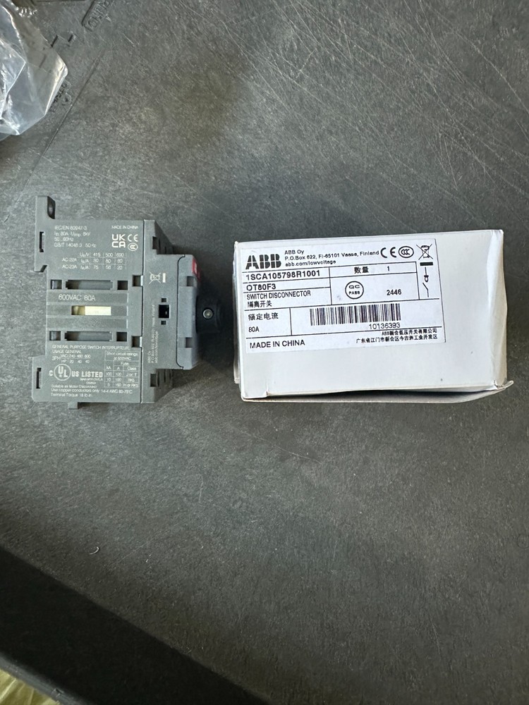 New Original ABB Switch-Disconnector OT80F3
