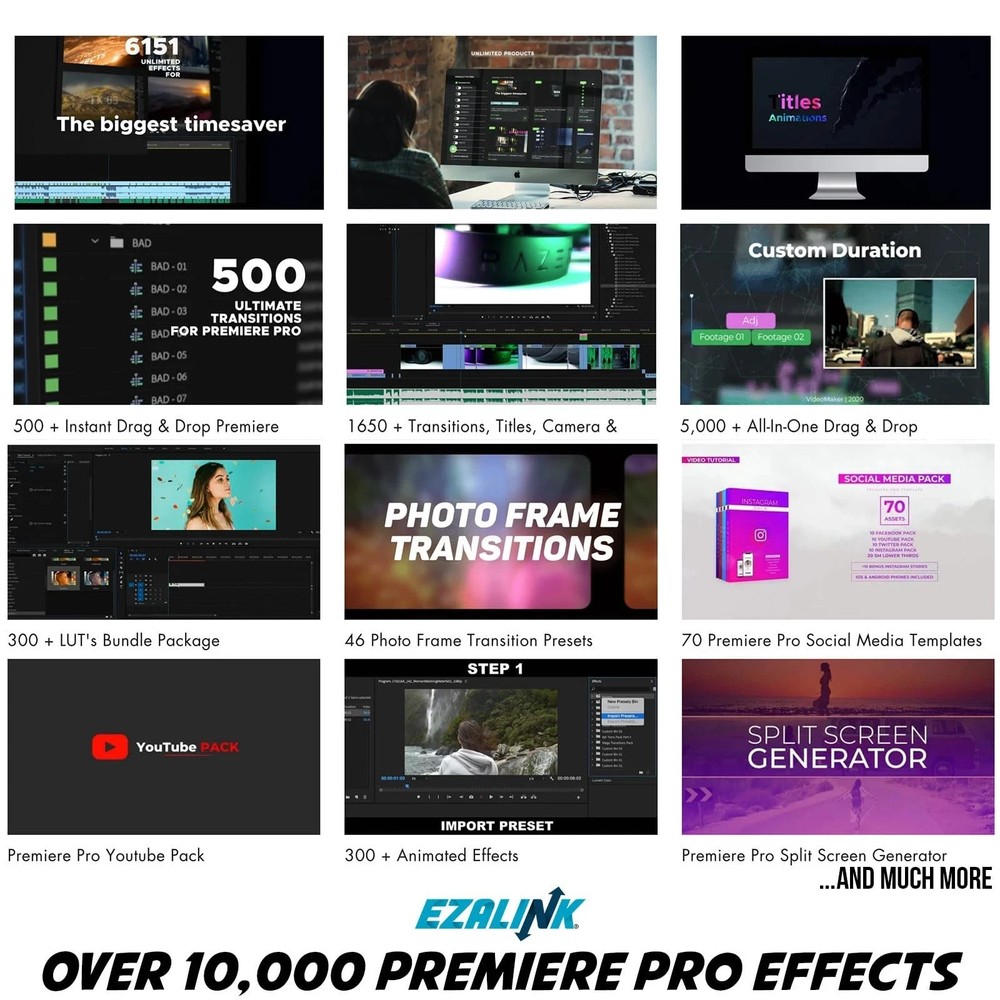 Video Editing Software Pack | Editor, YouTube Downloader, MP3 MP4 Blue ,,,,
