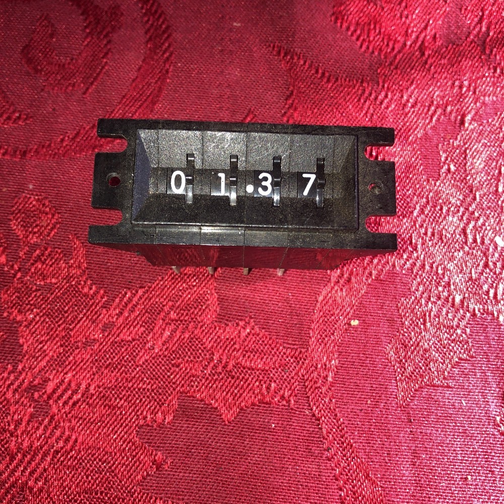 Vtg Cherry Rotary Counter Electronics
