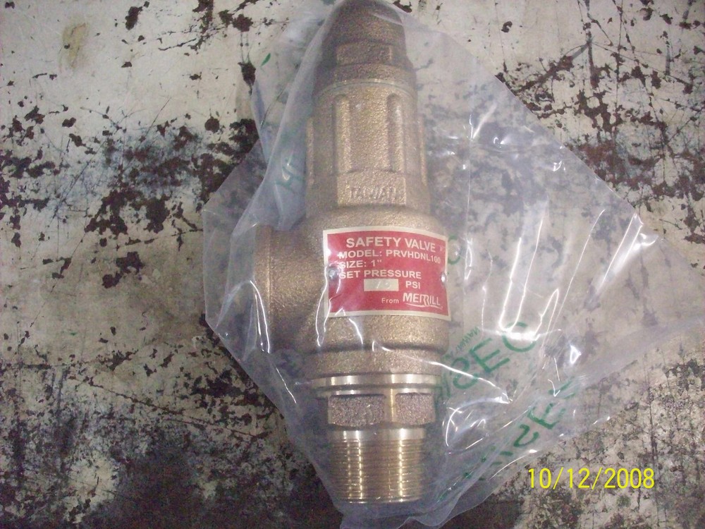 WATER PUMP PRESSURE RELIEF VALVE 1"