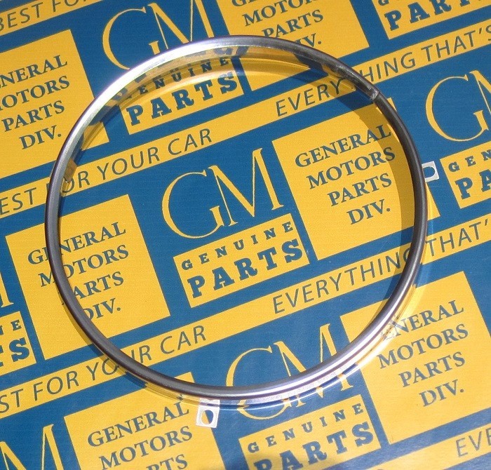 1968-1973 GM Headlight Bulb Retaining Ring. Stainless Steel.