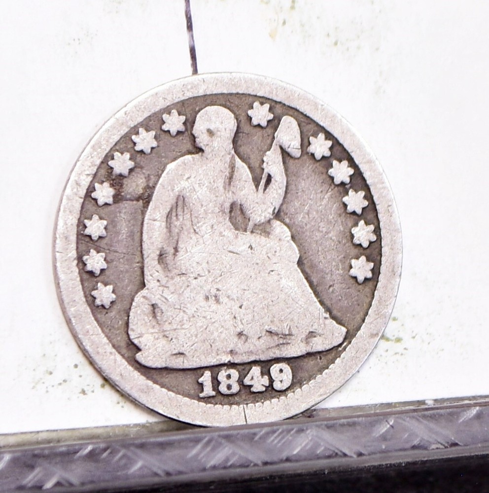 1849 Half Dime - Good (#57216-L)