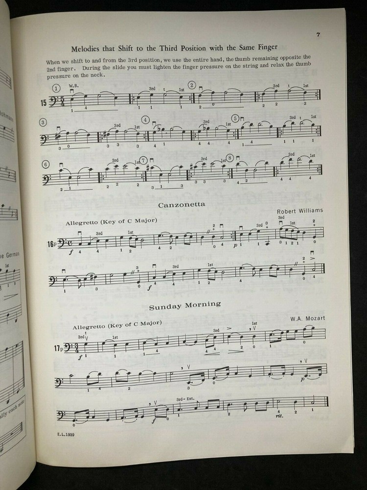 BELWIN Course for Strings: Third and Fifth Position String Builder Cello EL01938
