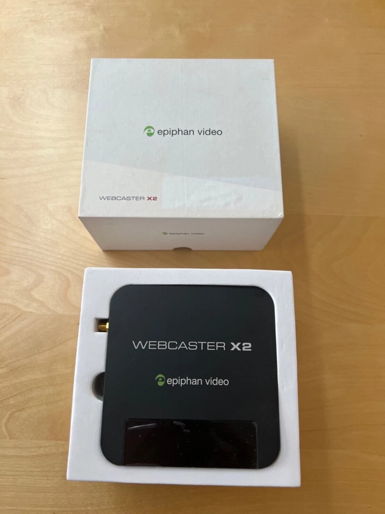Epiphan Video Webcaster X2 Facebook, Twitch and YouTube Streaming encoder