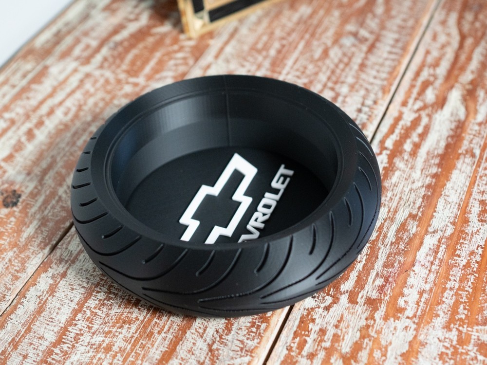 Car Lover Decor | Garage Organizer | 3D Printed Tray | Chevy