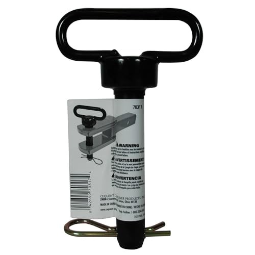 Towpower 7031700 Diameter Clevis Pin , Black 1"