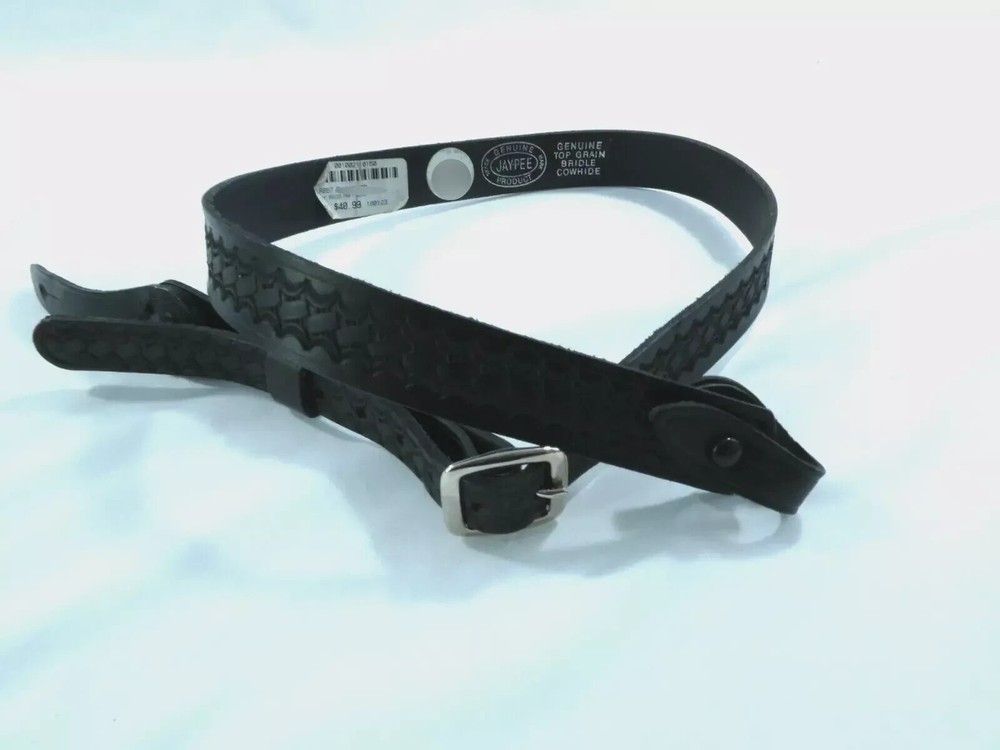 JAY PEE 1435BW Shoulder Strap Black NICKLE  40-44" BASKET WEAVE STRAP