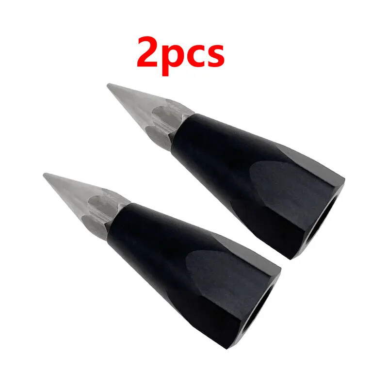2PCS Prism Pole Point Sharp Tip with 5/8 Internal Thread for Surveying Rod
