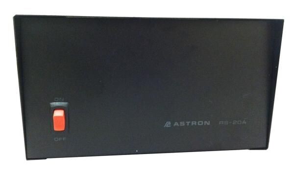 ASTRON RS-20A Linear AC-DC Power Supply, 13.8VDC, 20A Max 16A Continuous