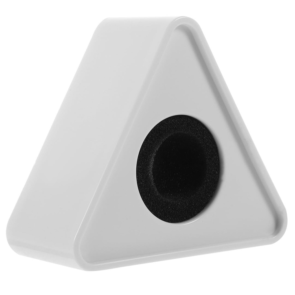 Custom Mic Flag Triangle White Abs Microphone Logo Interview Station Label fo...