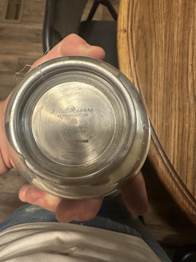 Set Of Four Silver Plated Cups.