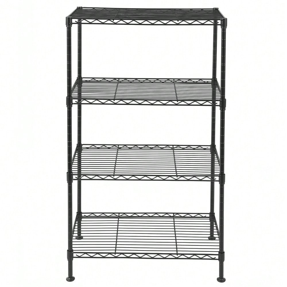 4-Tier Industrial Welded Wire Shelving