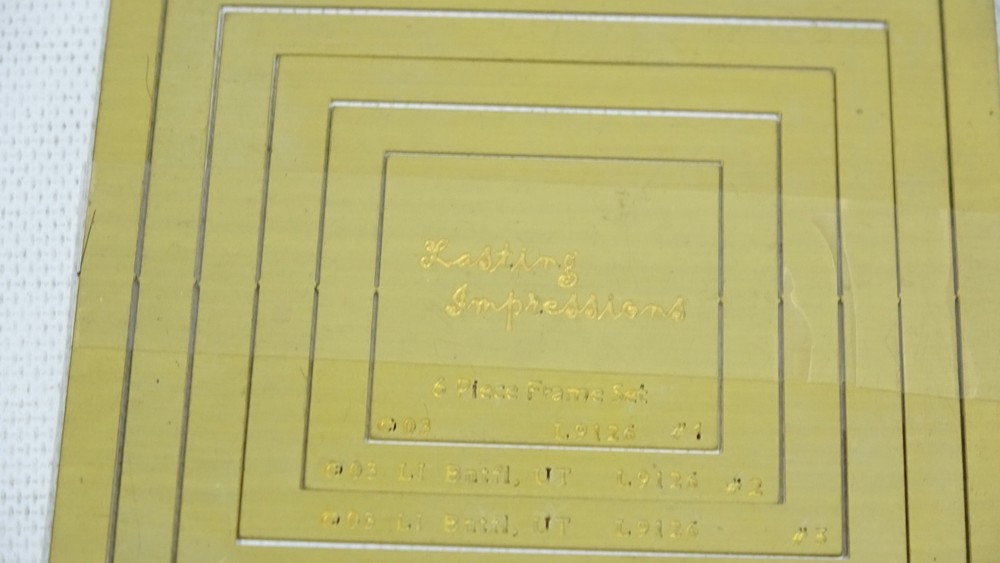 2003 Lasting Impressions 6 Piece Frame Set L9126