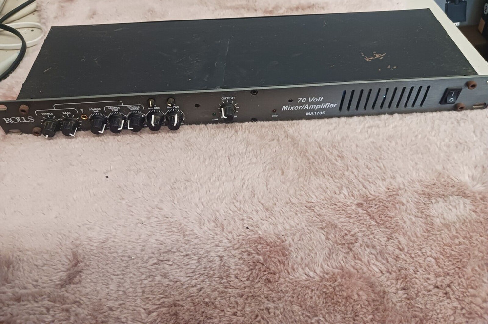1X Rolls 70 Volt Mixer/Amplifier MA1705