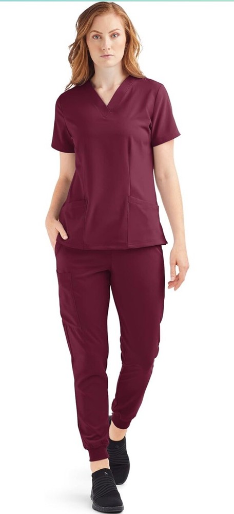 Tafford Active Stretch Women's Cargo Jogger Scrub Set