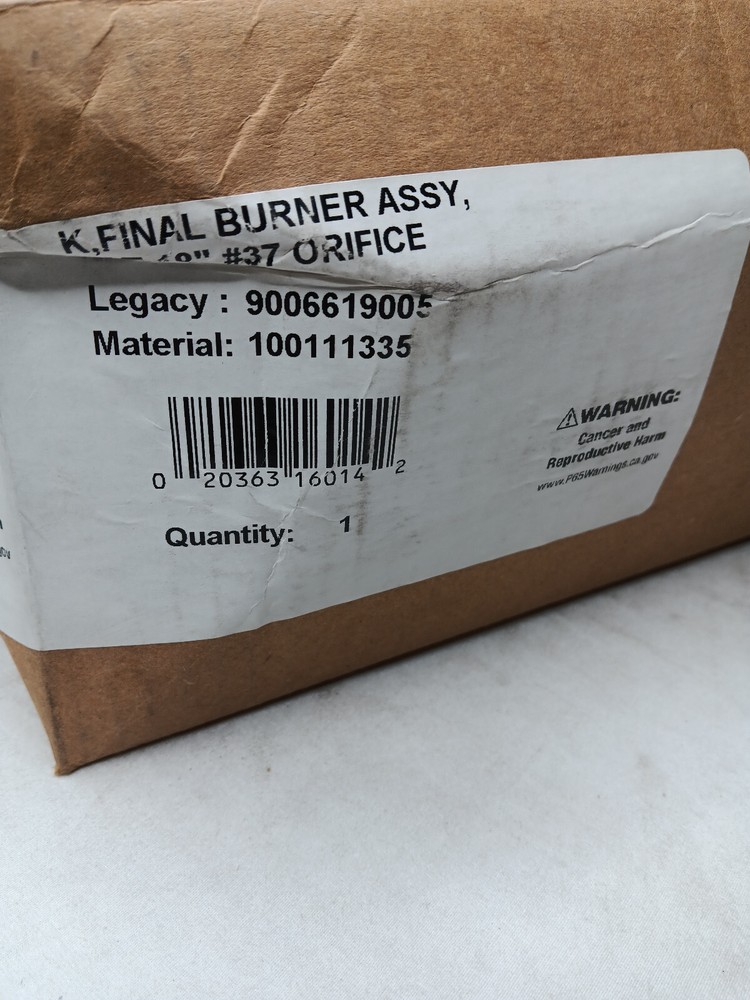 K, Final Burner Assembly 100111335 9006619005 New-Old Stock