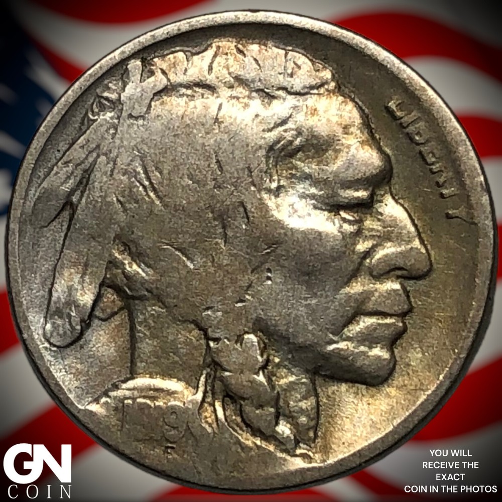 1919 D Buffalo Nickel X5809